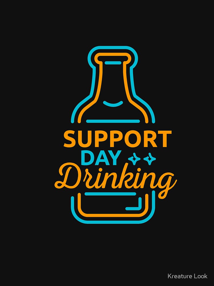 Support Day Drinking | drinking games shirt | beer lover gift | craft beer shirts | beer gifts men | beer gifts for dad | beer clothing | funny beer gift | beer pong by qtstore12