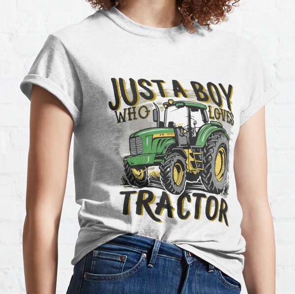 Item preview, Just a boy who loves tractor - Classic T-shirt. designed and sold by badesigner1.