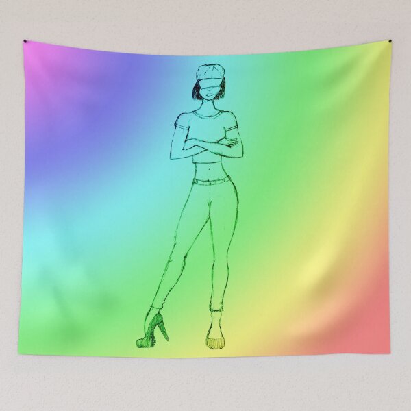 Item preview, The Woman with the Cap designed and sold by Savannah Duda.