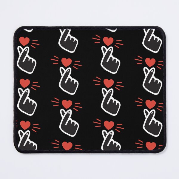 Item preview, Finger Heart Kpop Songalag Hateu Black Hand designed and sold by SubtleSplit.