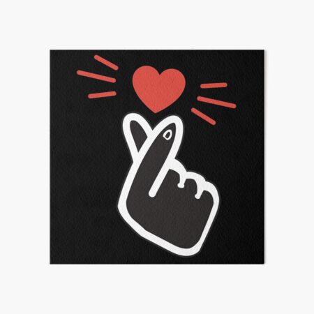 Finger Heart Glowing LED Art Piece Kpop Korean Kawaii Bts Twice