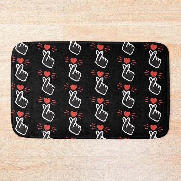 Item preview, Finger Heart Kpop Songalag Hateu Black Hand designed and sold by SubtleSplit.