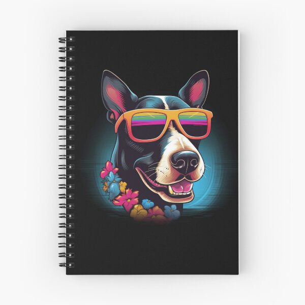 Item preview, Retro Wave Bull Terrier Dog Shirt designed and sold by RedDesignSyc.