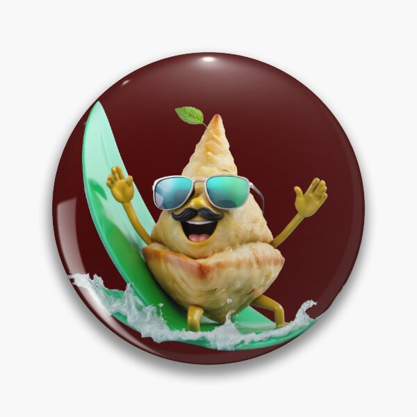 Item preview, Wave Riding Samosa designed and sold by DumbPet.