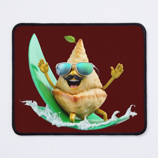 Item preview, Wave Riding Samosa designed and sold by DumbPet.