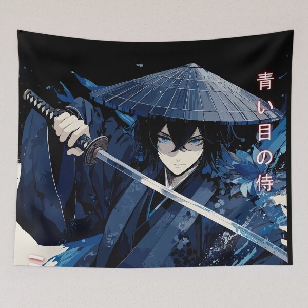 Item preview, Mitzu samurai with blue eyes katana designed and sold by Martymcflay.