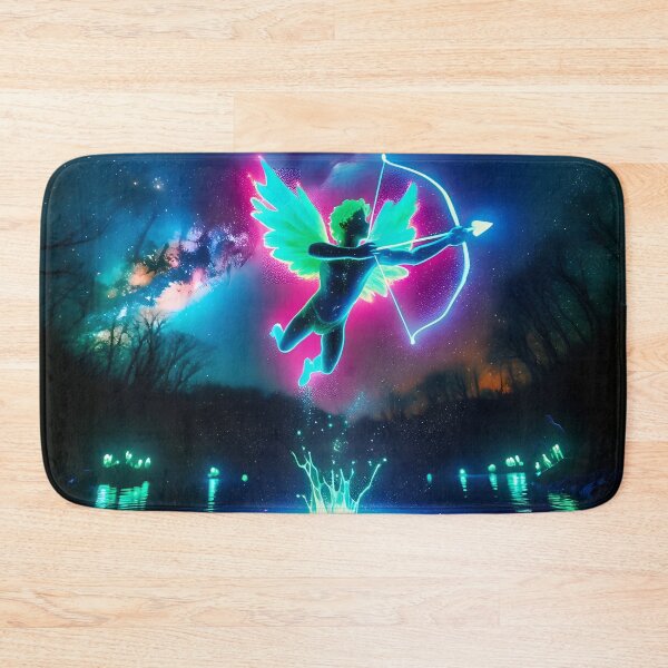 Item preview, Blacklight Style Cupid Luminous Leap: A Mystical Neon Flight designed and sold by Matt's Artificial Nature.