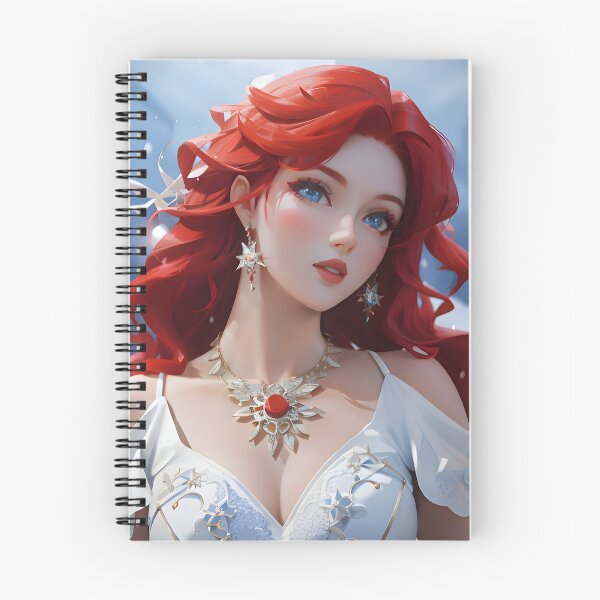Item preview, Beautiful lady in the holiday season with Red hair designed and sold by PCGDrawing.