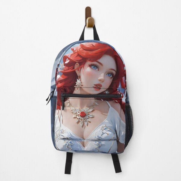 Item preview, Beautiful lady in the holiday season with Red hair designed and sold by PCGDrawing.