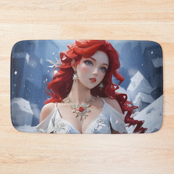 Item preview, Beautiful lady in the holiday season with Red hair designed and sold by PCGDrawing.