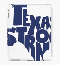 Texas Strong Word Art iPad Case/Skin