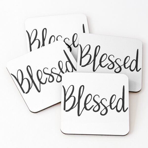 Item preview, Blessed Bouncy Handwriting designed and sold by HeidiMyersArt.