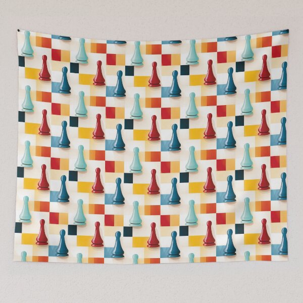 Item preview, Chess Figures pattern designed and sold by Sp3ctrumOfColor.