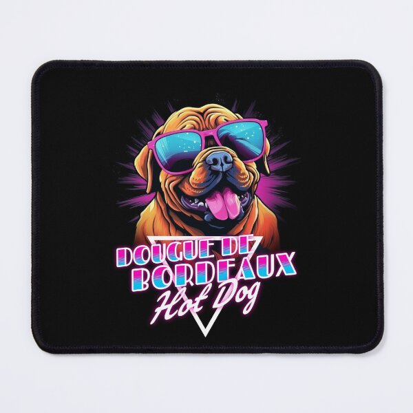 Item preview, Retro Wave Dogue de Bordeaux Hot Dog Shirt designed and sold by RedDesignSyc.