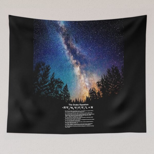 Item preview, Unlock the Cosmos: Explore the Mysteries with the Drake Equation  designed and sold by Philipe3d.