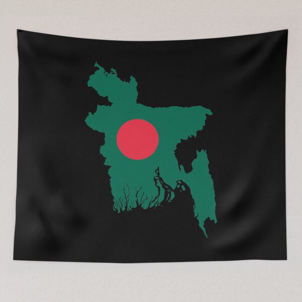 Item preview, Bangladesh Map designed and sold by feether-store.