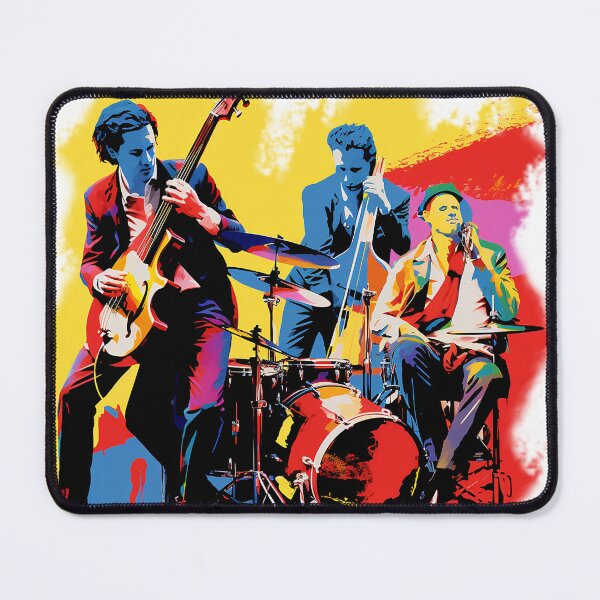 Item preview, Three guys playing jazz - Pop art designed and sold by RalNix.