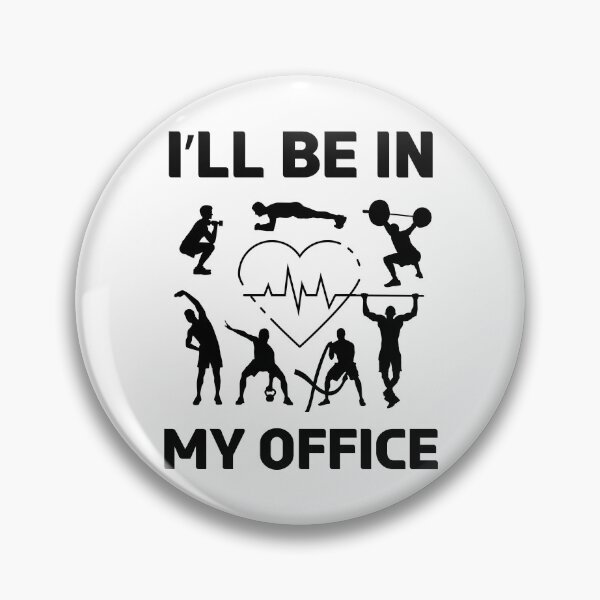Item preview, I'll Be In My Office Gym Workout Man designed and sold by 4TeeToo.