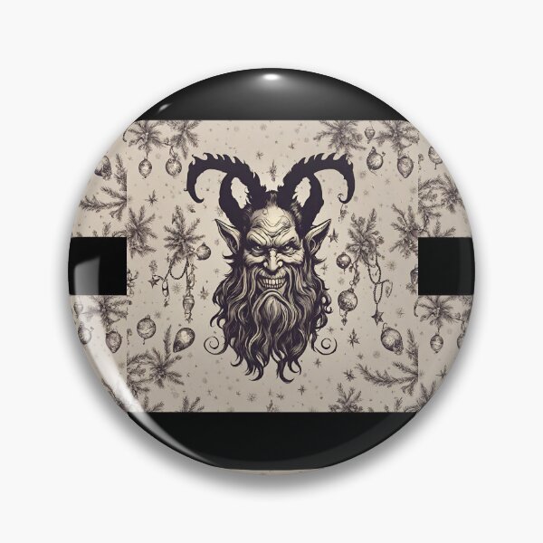 Item preview, Christmas Krampus Vintage Color Illustration Design designed and sold by EarthArtDesigns.