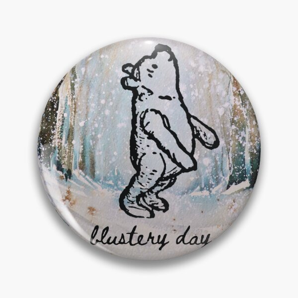 Item preview, Winnie the Pooh Blustery Day Snow Scene designed and sold by stargazerhill.