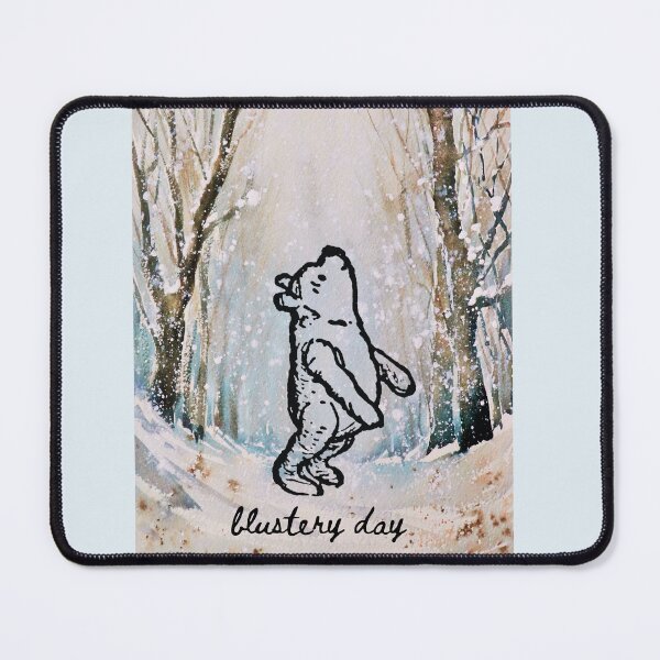 Item preview, Winnie the Pooh Blustery Day Snow Scene designed and sold by stargazerhill.