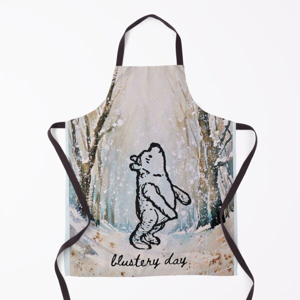 Item preview, Winnie the Pooh Blustery Day Snow Scene designed and sold by stargazerhill.