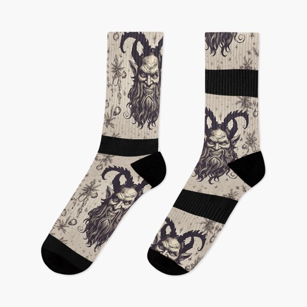 Item preview, Christmas Krampus Vintage Color Illustration Design designed and sold by EarthArtDesigns.