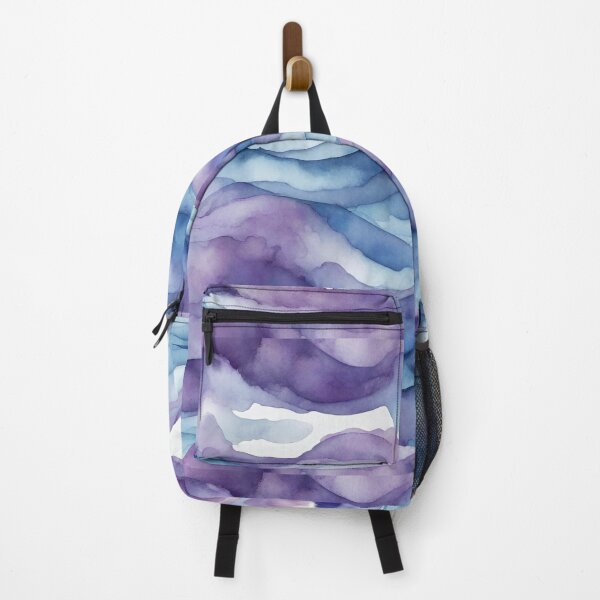 Item preview, Purple and Blue Watercolour wave patterns  designed and sold by Sheila5480.