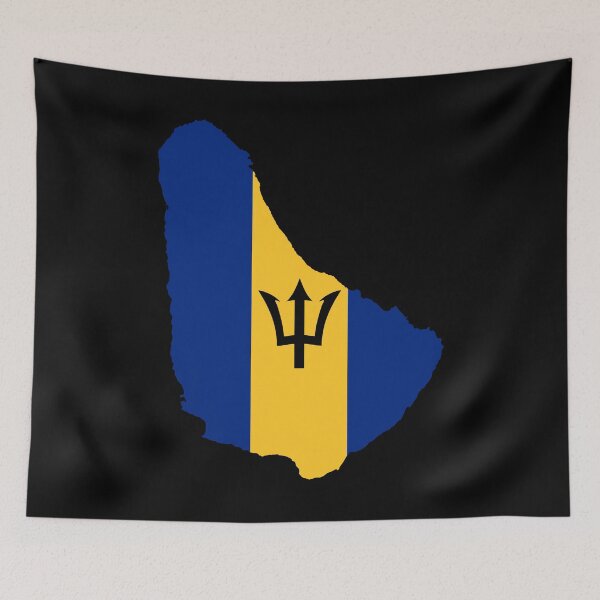 Item preview, Barbados Map designed and sold by feether-store.