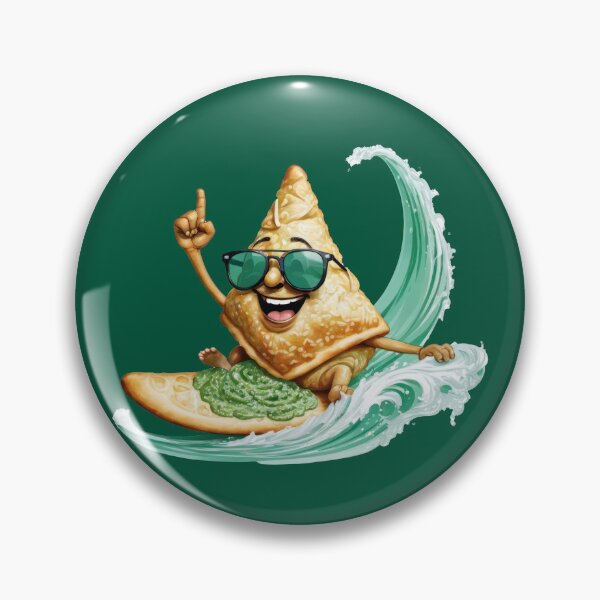 Item preview, Wave Riding Samosa designed and sold by DumbPet.
