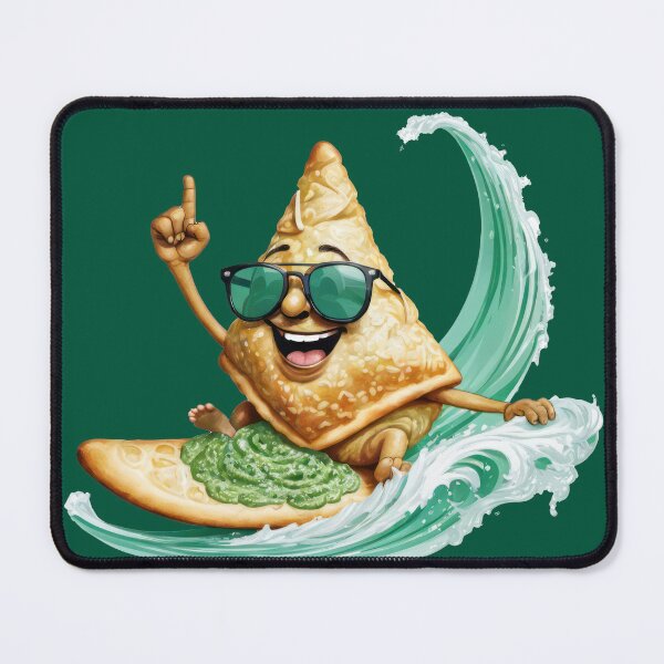 Item preview, Wave Riding Samosa designed and sold by DumbPet.