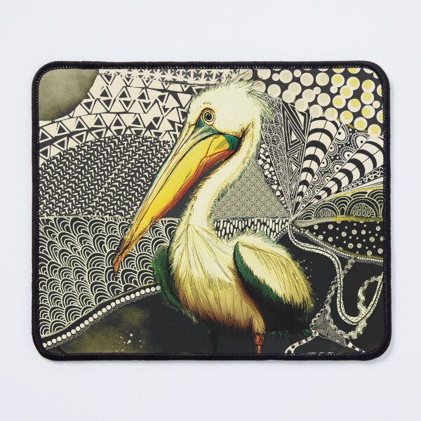 Item preview, Pelican and doodles designed and sold by Peta Wakeham.