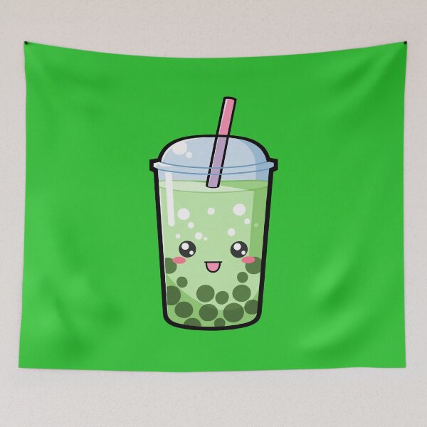 Item preview, Kawaii Boba Tea Green - Anime Shirt designed and sold by KAIGAME Art.