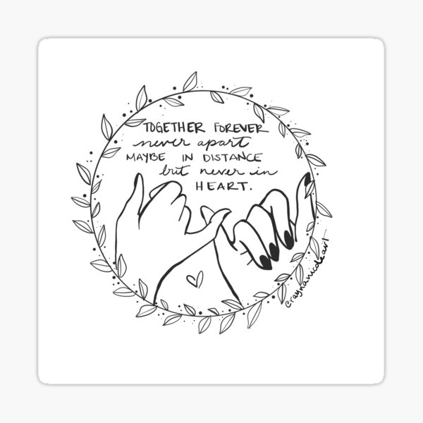Together Forever Sticker