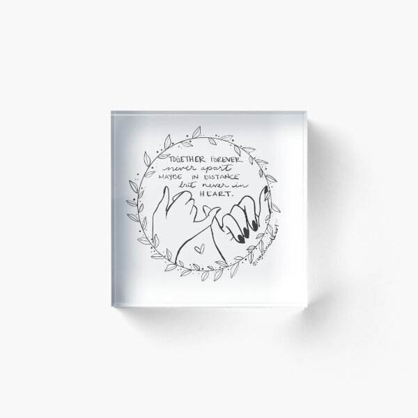 Together Forever Acrylic Block