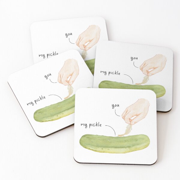 Item preview, Tickle My Pickle Watercolor Art designed and sold by WilyWatercolors.