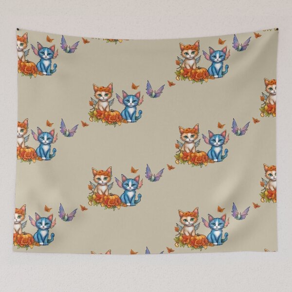 Item preview, Fall Fairy Cats No. 002 designed and sold by FaerieFusion.
