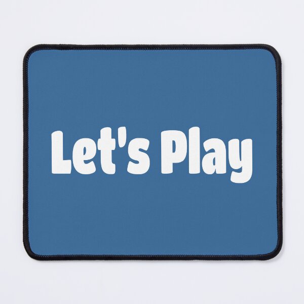 Item preview, Let's Play (White Text) designed and sold by Flirty Merch.