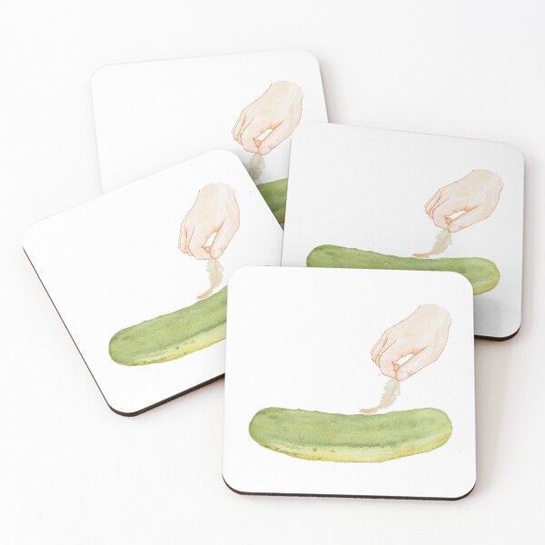 Item preview, Tickling the Pickle Watercolor Art designed and sold by WilyWatercolors.