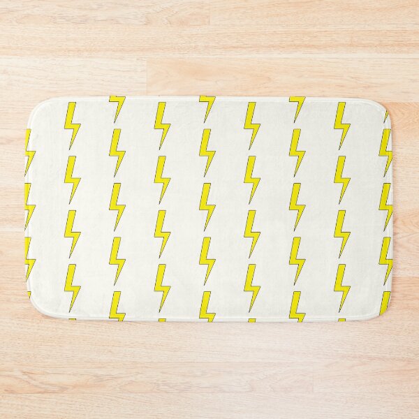 Item preview, Lightning bolt | Yellow Flash Energy with black outline -  designed and sold by PurpleLoveStore.