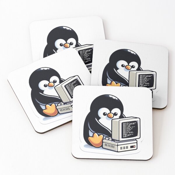 Item preview, Terminal Tux: The Coding Penguin designed and sold by pixeldigger.