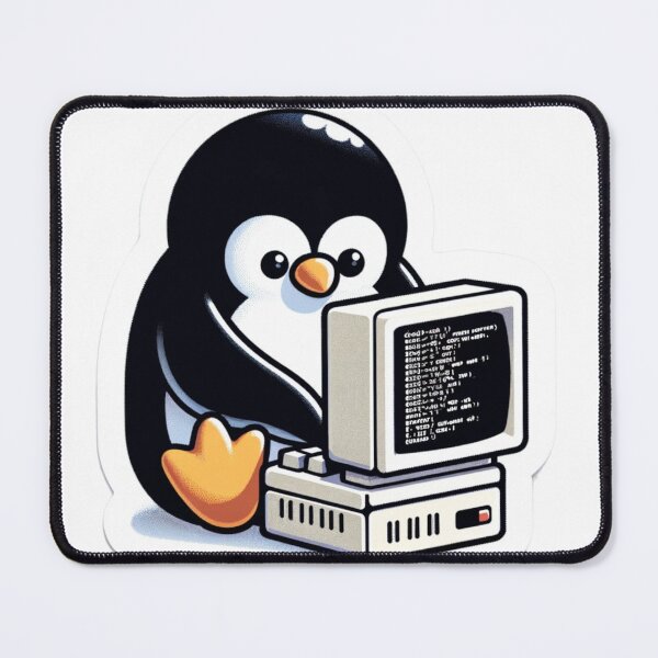 Item preview, Terminal Tux: The Coding Penguin designed and sold by pixeldigger.