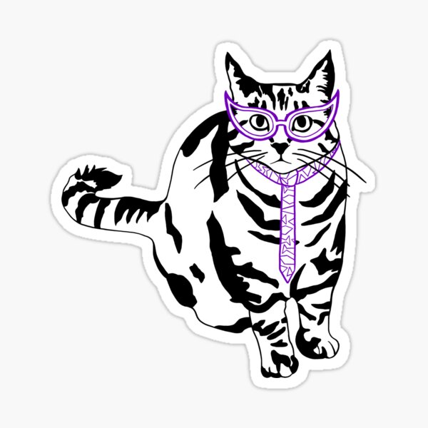 Business Cat Sticker