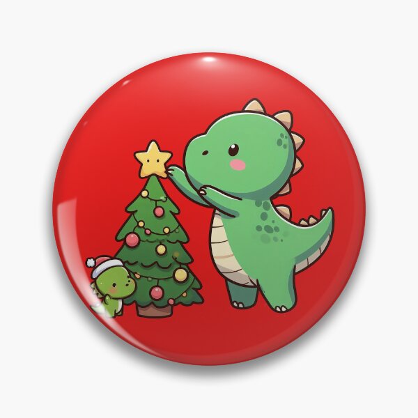 Artikelvorschau, Dino-Weihnachtsbaum entworfen und verkauft von PickledjoArt.
