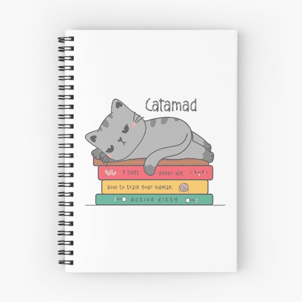 Item preview, Catamad Lazy Cat Filipino Cebuano Expression  designed and sold by pixelsparkzone.