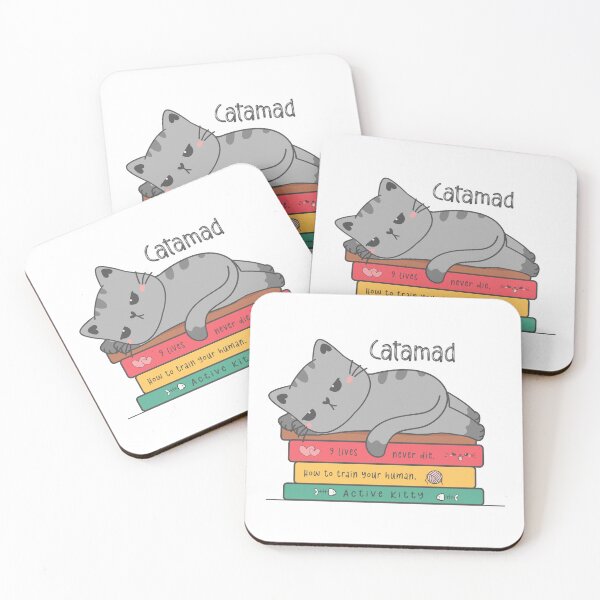 Item preview, Catamad Lazy Cat Filipino Cebuano Expression  designed and sold by pixelsparkzone.