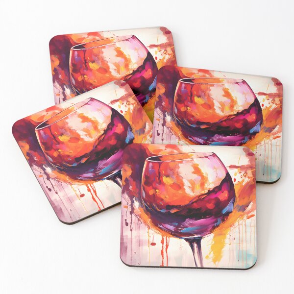 Item preview, Red Wine Euphoria- A Symphony of Dynamic Elegance in Bold Hues designed and sold by OlfactoART Studio.
