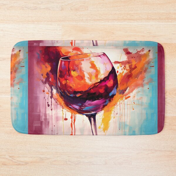 Item preview, Red Wine Euphoria- A Symphony of Dynamic Elegance in Bold Hues designed and sold by OlfactoART Studio.