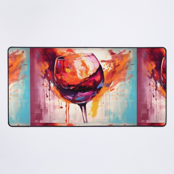 Item preview, Red Wine Euphoria- A Symphony of Dynamic Elegance in Bold Hues designed and sold by OlfactoART Studio.