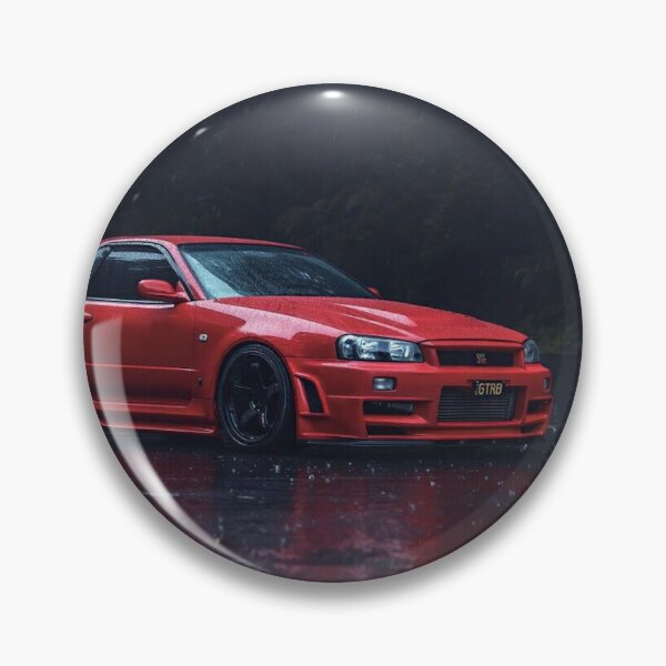 Artikelvorschau, Nissan Skyline GT-R R34 – JDM Icon Sports Car Art Print entworfen und verkauft von Road To Track.